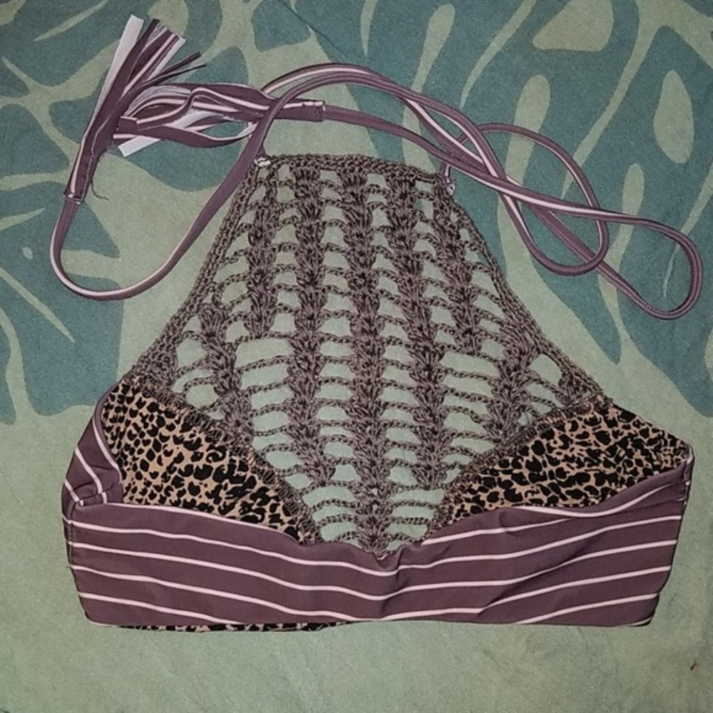 fig cape cod panama bikini top XS